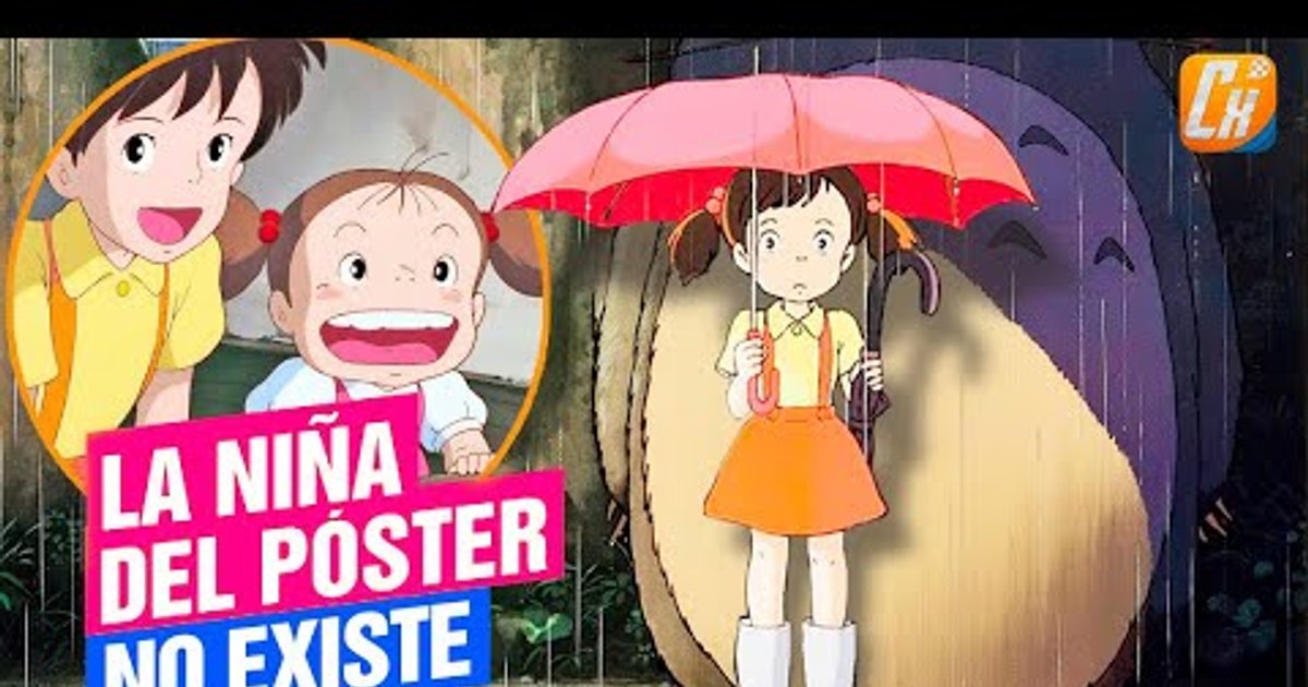 A garota do pôster de “Meu Vizinho Totoro” não existe no filme. | Cinexcepción