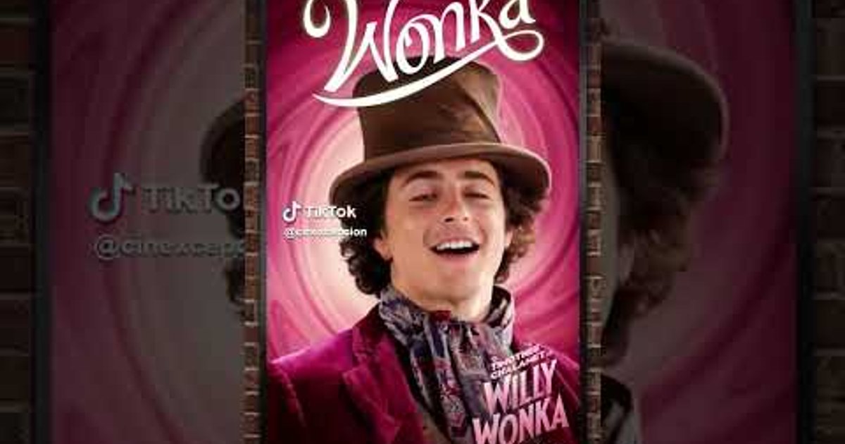 #Wonka #TimotheeChalamet #LivingPosters #Cinexcepcion #Filme Offizieller audiovi | Cinexcepción