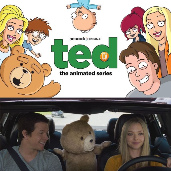 Póster de la serie animada de Ted, nuestro querido osito jijuelaverga | Cinexcepción
