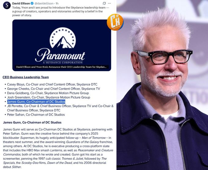 Ahora sí, totalmente OFICIAL: James Gunn seguirá al frente de DC Studios, a | Cinexcepción