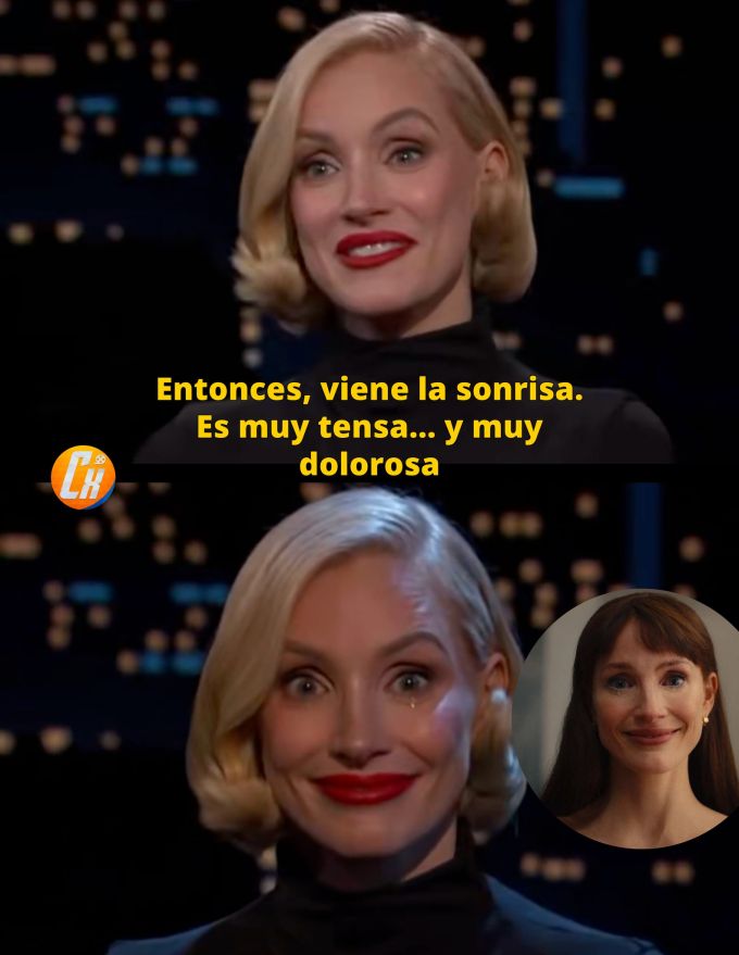 Jessica Chastain fue a Jimmy Kimmel Live para promocionar su nueva película | Cinexcepción